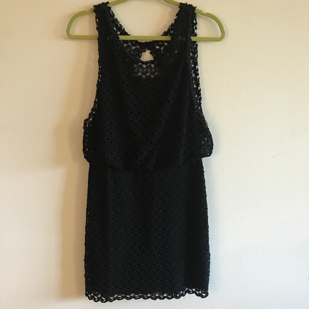 NWOT Free People black lace dress small sleeveless